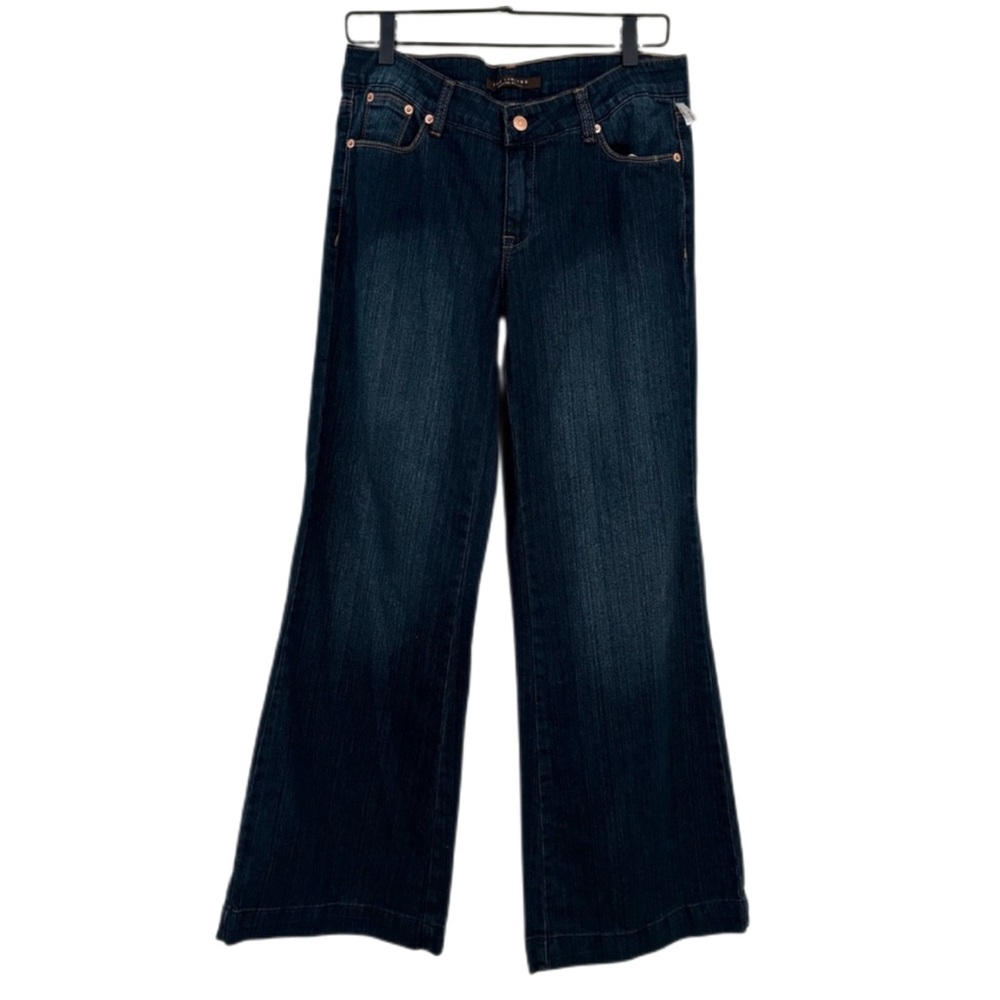 Ladies Wide Leg Dark Denim Jeans by The Limited - Size 5/6
